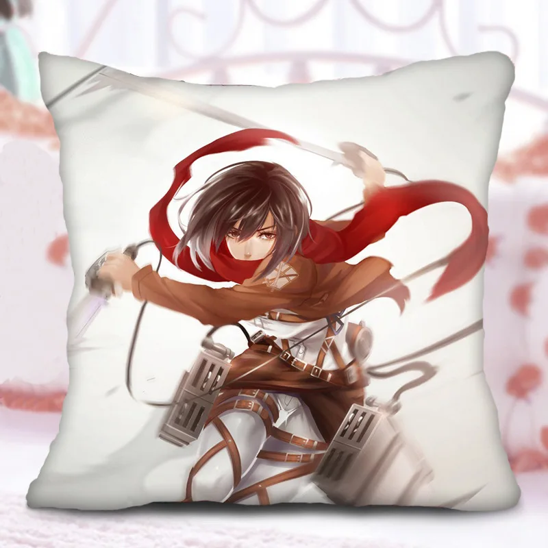 Подушка для дивана Attack On Titan Shingeki No Kyojin Eren мультяшная аниме фигурка с принтом|attack