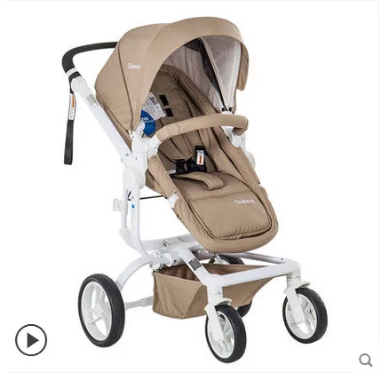 

German Quintus High Mountain Landscape Baby Stroller With Sleeping Basket Can Sit, Lie Four Seasons Available Car
