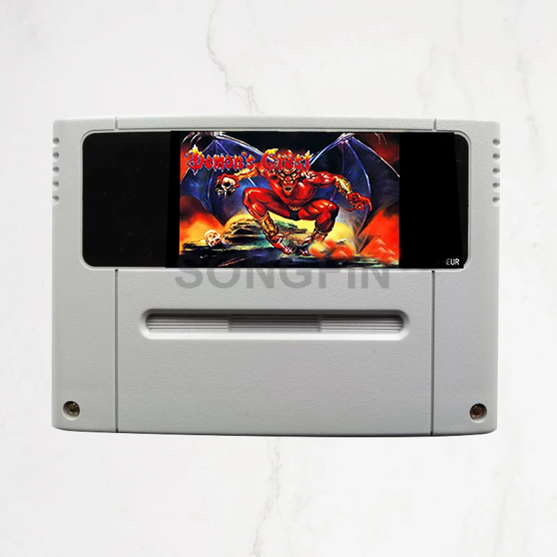 

Demon's Crest 16 bit 46 Pin Game Cartridge for PAL Version Game Console