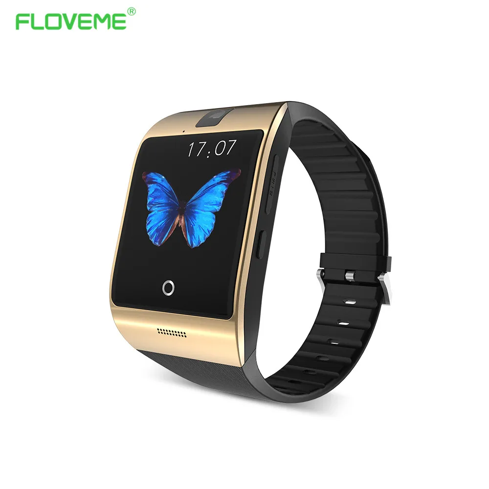 Camera Android Phone Support floveme bluetooth smart watch android phone support sim card smartwatch sport wearable wristwatch memory wacht