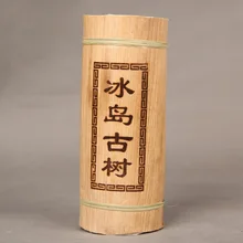 China de alta calidad 500g 2003 AÑOS DE isldia antiguo Verde té Pu er bambú brotes cáscara dragones columna puer té puerh pue rhTea(China)