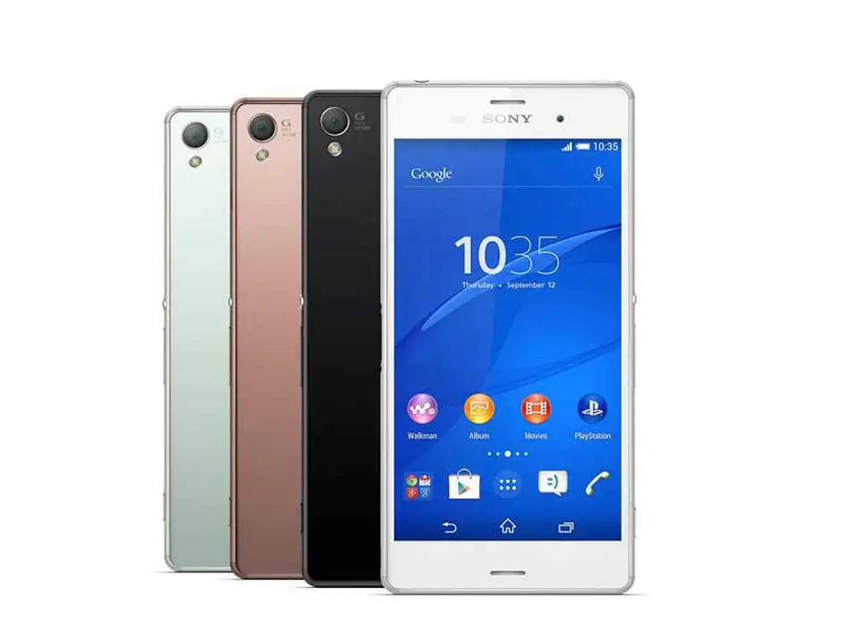 Мобильный телефон sony Xperia Z3 D6653 3 ГБ ОЗУ 16 Гб ПЗУ четырехъядерный процессор Snapdragon 801 5,2-дюймовый экран 1080x1920p NFC Android калфон