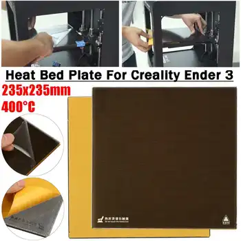 

235 X 235mm 3D Printer Heat Hot Bed Sticker Coordinate Printed Surface Sticker Borosilicate Glass For Creality Ender 3 Printer