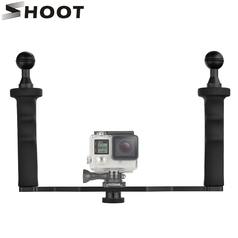 Wholesale SHOOT DIY Handheld Stabilizer for GoPro Hero 5 4 3 SJCAM SJ4000 Xiaomi Yi 4K Stabilizer for Nikon DSLR Camera Dome Port Buy Cheap SHOOT DIY Handheld Stabilizer for GoPro Hero 5 4 3 SJCAM SJ4000 Xiaomi Yi 4K Stabilizer for Nikon DSLR Camera Dome Port