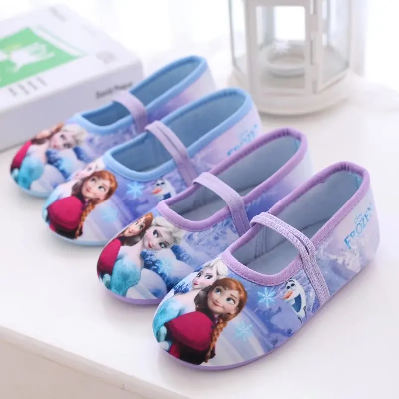 Disney children cartoon girl princess cotton shoes home shoes dance shoes frozen home cotton shoes