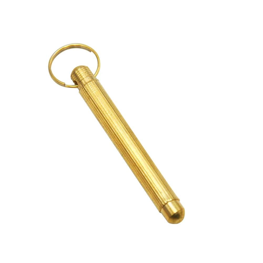3 pcs HORNET Gold Brass Snuff Spoon Sniffer Snorter Powder Hoover Hooteer Metal Tobacco Pipe Shovel Key Chain Pocket Size|Трубки и