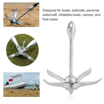 

Foldable Portable Design Galvanized 1.5 Kg Anchor For Canoe Kayak Raft Boat Sailboat Fishing Marine Accessories