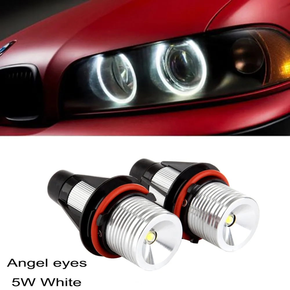 2 шт. светодиодные кольцевые галогенные огни ангельские глазки 6000 К 12