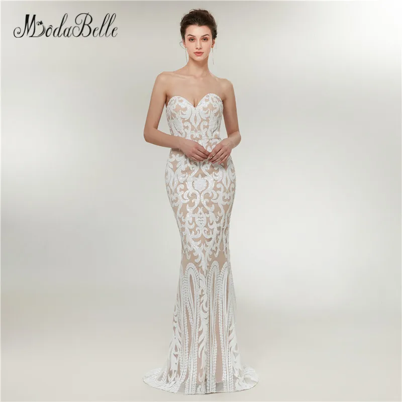 

modabelle Boho Beach Mermaid Wedding Dress 2018 Cheap robe de mariee sirene Sweetheart Long Sequin Bohemian Bridal Dresses