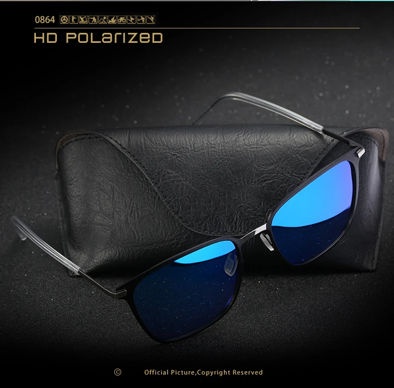 JackJad Модные мужские крутые поляризационные квадратные стильные солнцезащитные очки для вождения фирменный дизайн солнцезащитные очки Oculos De Sol Masculino 0864