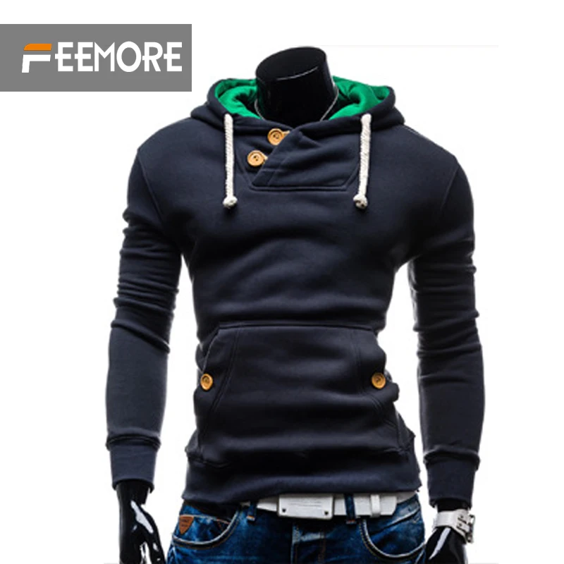 Spring and autumn hooded head men's wholesale trad...