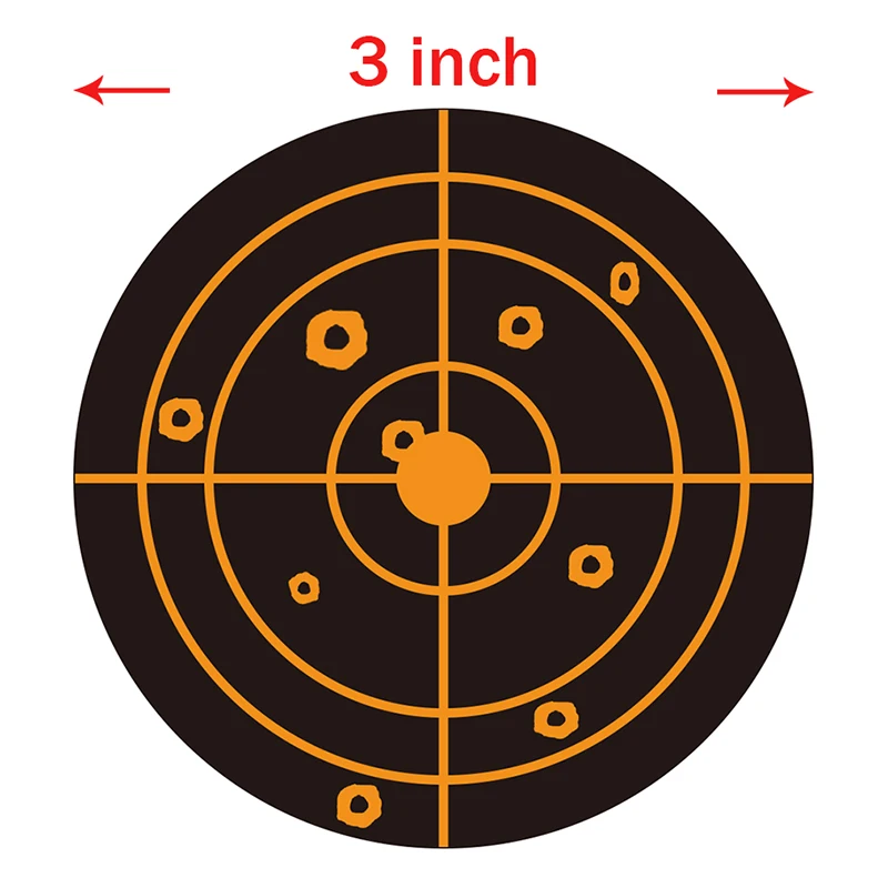 250 шт всплеск мишени " липкая реакционная стрельба мишени для пистолета страйкбол BB пистолет практика