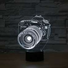 [Seven Neon], акриловая настольная лампа, 3D лампа, новинка, светодиодный ночник, Миллениум, сокол, свет