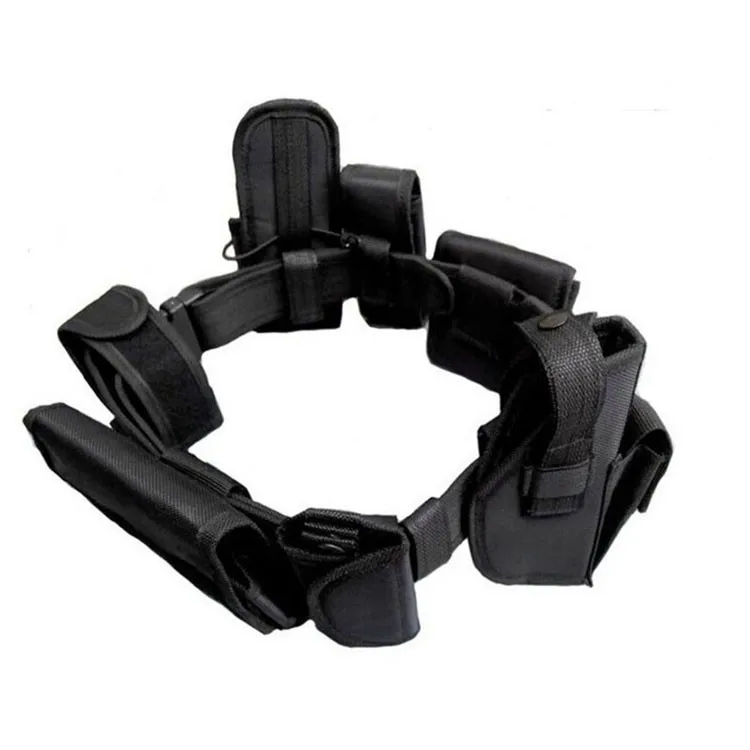 Tactical Belt 8 in1 Multi functional Belt Security Police Guard Utility Kit Tactical Military Belt With Tool Bag Pouch System  (9)