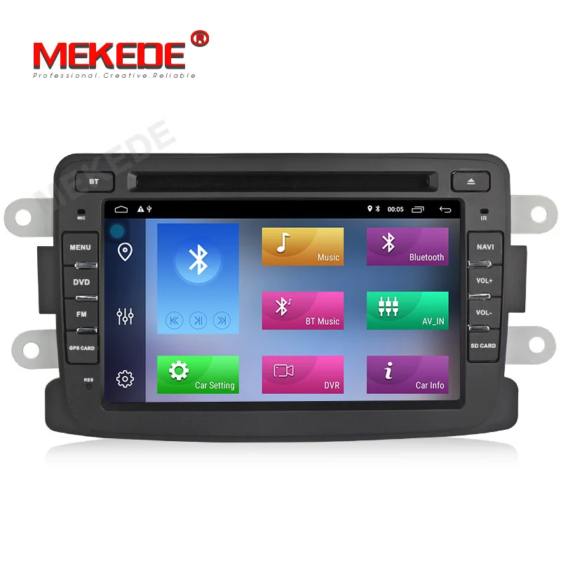 MEKEDE Android 9,1 автомобильный dvd-плеер для Renault DACIA Sandero Duster Captur Lada Xray 2 Logan 2 ram 4G wifi gps навигационное радио