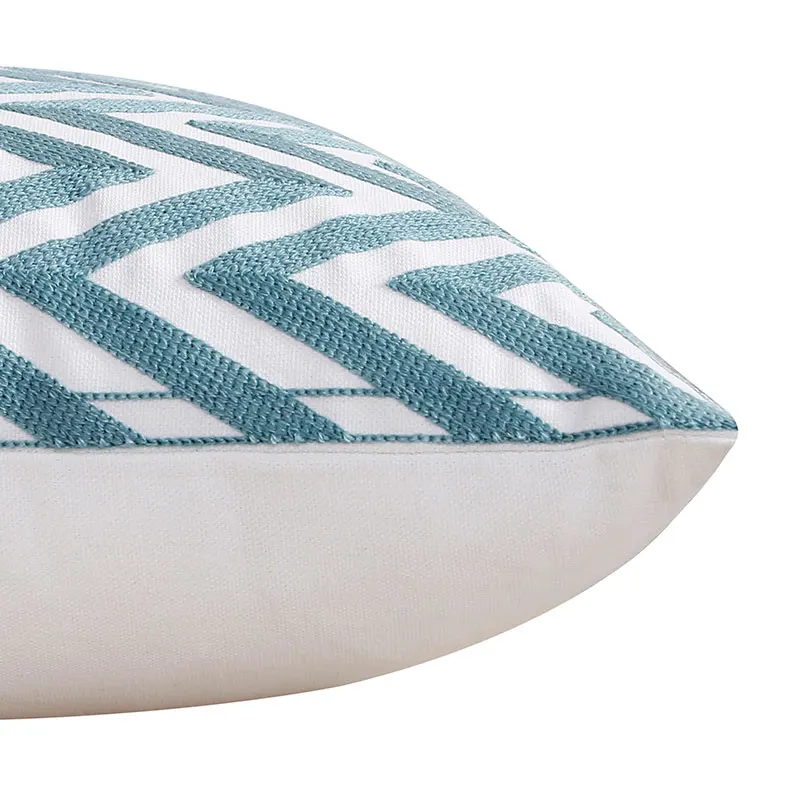 Наволочка для подушки с вышивкой, розовый геометрический декоративный чехол для подушек, наволочки для подушек, Скандинавское украшение, Подушка для домашнего дивана, 40557