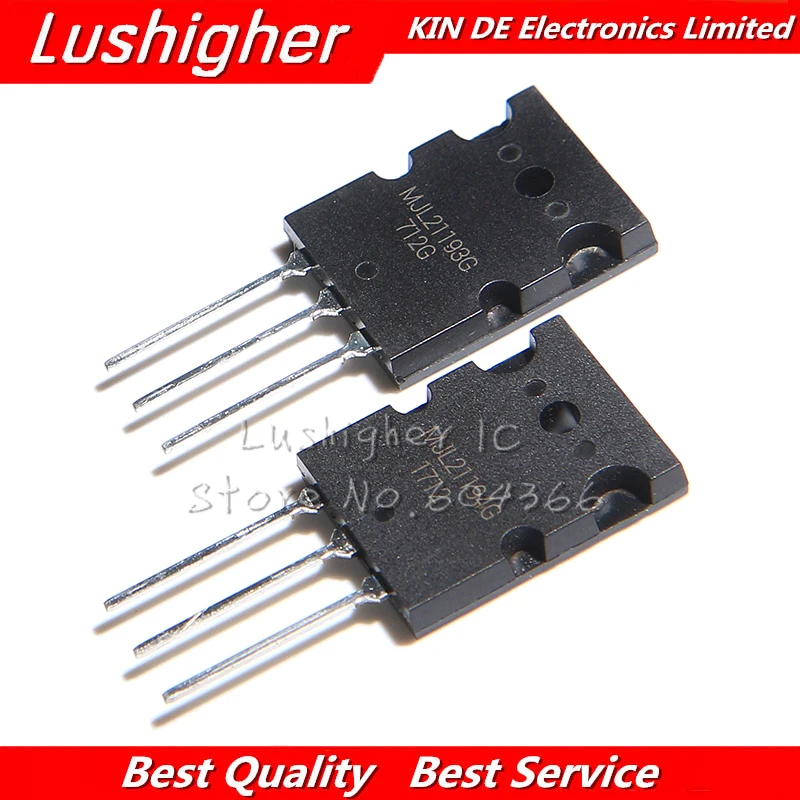 5 шт. MJL21193 + MJL21194 TO-3PL MJL21193G MJL21194G TO-3P всего 10 | Электронные компоненты и