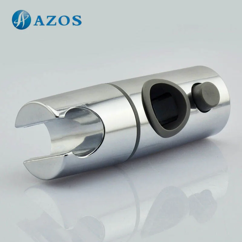 Support de douche LEEQBCR 20-25 mm ABS réglable main courante de rechange pommeau de douche curseur clip support chromé orientable à 360 ° 