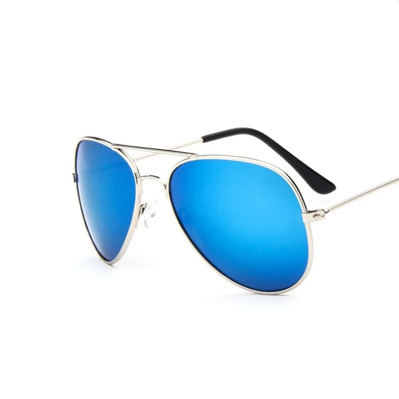 

width-125 Classic 6-12 years old Children's Anti-Reflective UV400 goggle Sunglasses Colorful KID Sunglasses Mirror oculos GLASS