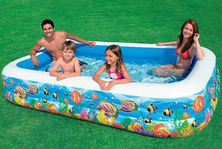 

INTEX 58485 small yellow croaker family pool inflatable pool ball pool ocean multifunctional bath size 305 * 183 * 56CM