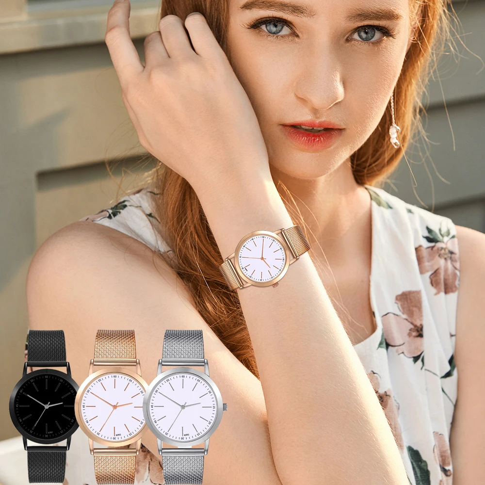 

Women's Fashion Dress Quartz Silicone Watch With Analog Watch Ladies Watch Gift Senhoras Assistir Reloj Mujer Montre Femme
