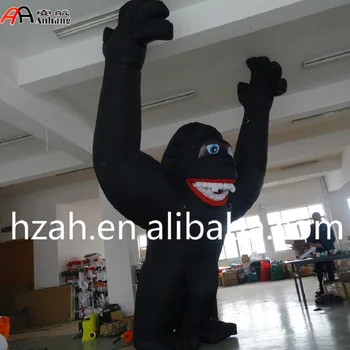 

Giant Inflatable Black Gorilla Cartoon Model for Advertising Decoration
