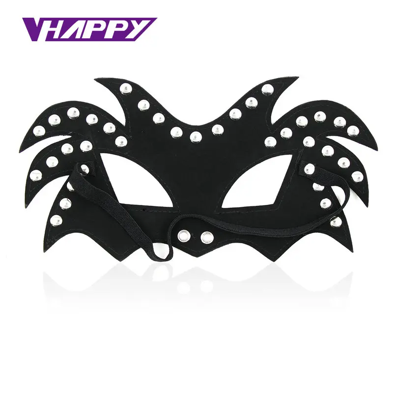 Hot Sale Sex Adult Games Leather Open Eye Patch Goggles/Mask Bondage Mask Cosplay hood hot Flirting Toys VP-EM008038 | Красота и
