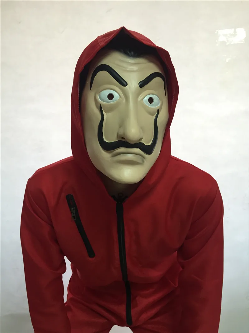 Ainiel Горячая La Casa De Papel маска для лица Salvador Dali Косплей фильм реалистичные вечерние латексные маски