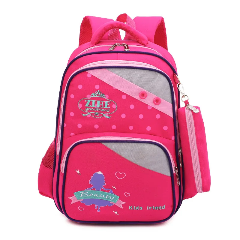

Children School Bags Girls Kids Satchel Primary cartoon backpack princess Orthopedic Backpack schoolbag kids Mochila Infantil