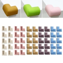 4 шт./лот мягкая защита для детей Угловой протектор для малышей и детей постарше настольная защитная накладка на угол стола для детей безопасный уголок для ребенка гвардии бампер двери настройки