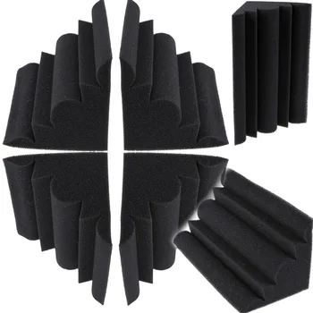 

8Pcs 12x12x24cm Soundproofing Foam Acoustic Foam Sound Treatment Studio Room Absorption Wedge Tiles Polyurethane foam