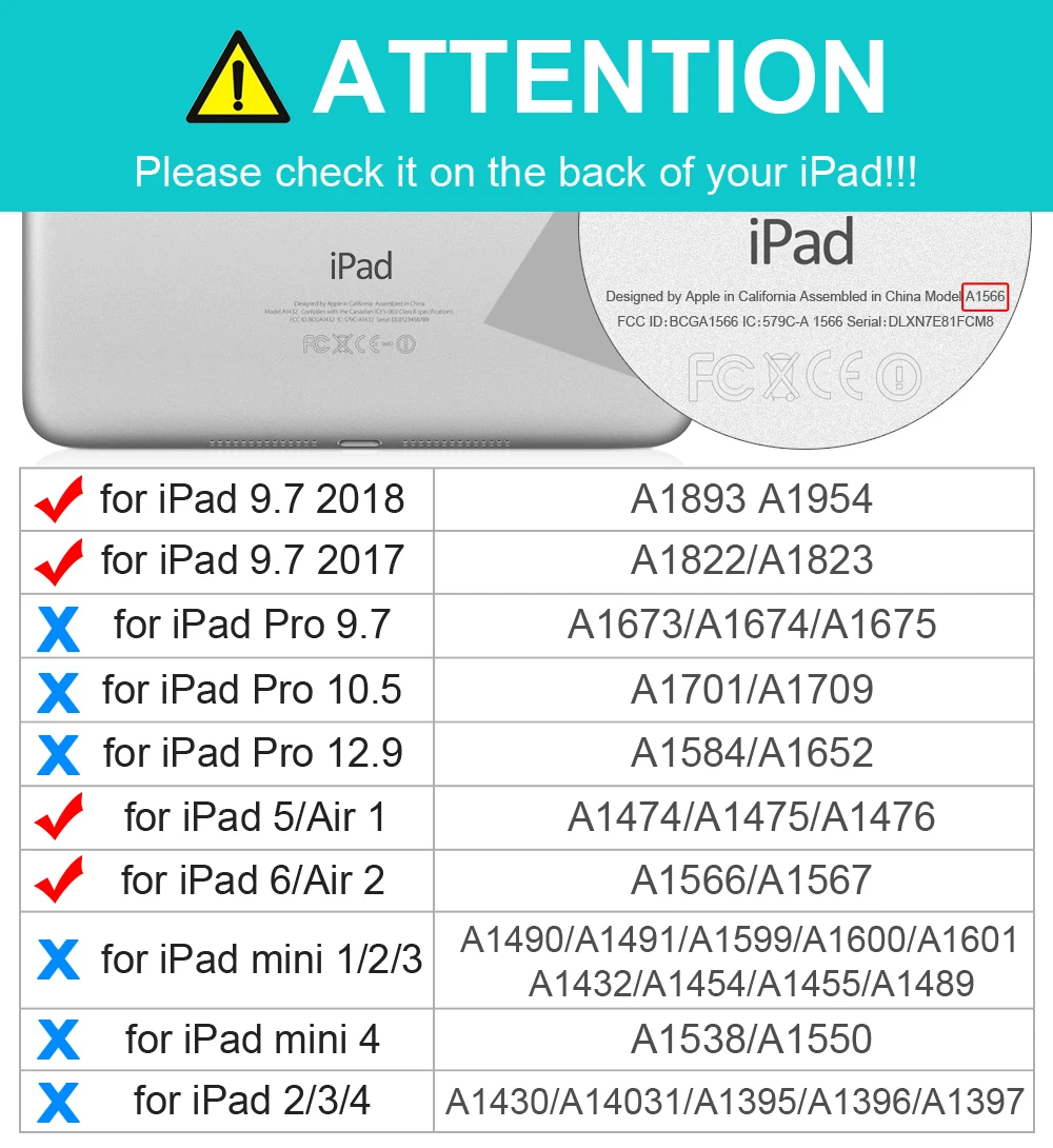 Для iPad Чехол iPad Air 2 Air 1 5 6 чехол 9,7 Умный складной чехол для iPad Air 2/iPad 6го поколения Чехол Funda