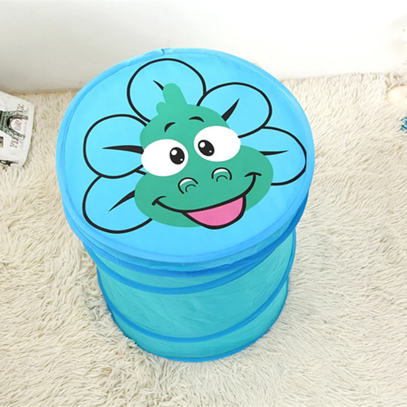 

Cartoon Network cloth folded laundry basket Laundry barrels simple generosity