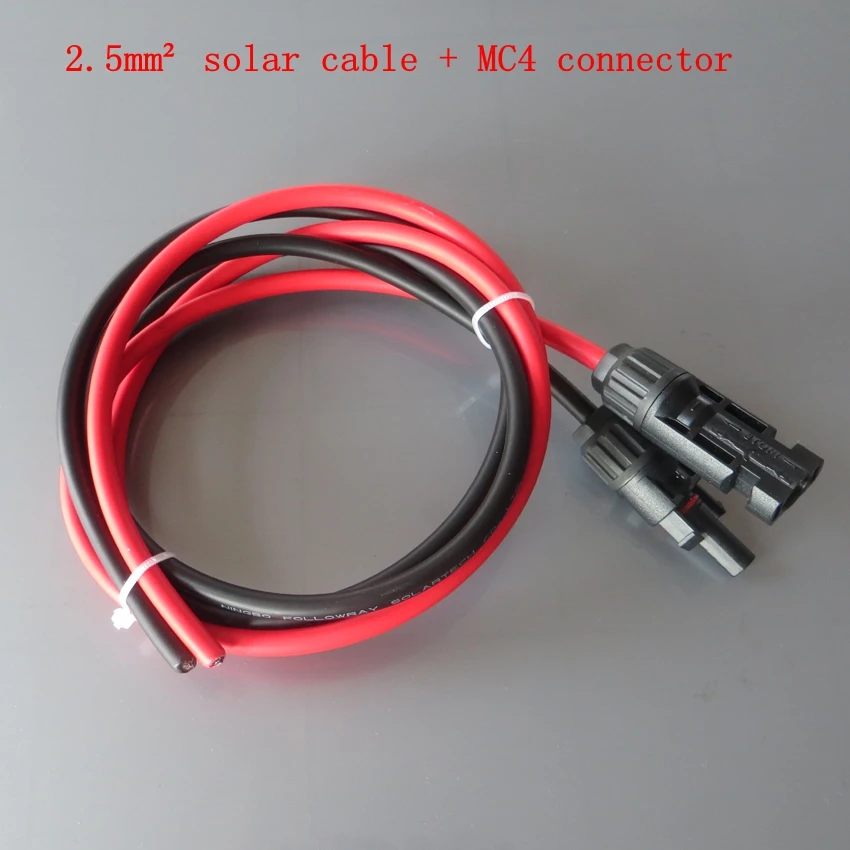 

2.5 square lines solar cable MC4 connector extension cord strap connector