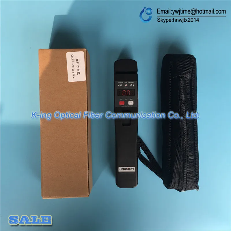 

Free Shipping JW3306D Fiber Optic Identifier Live Fiber Optical Identifier with Built in 10mw Visual Fault Locator