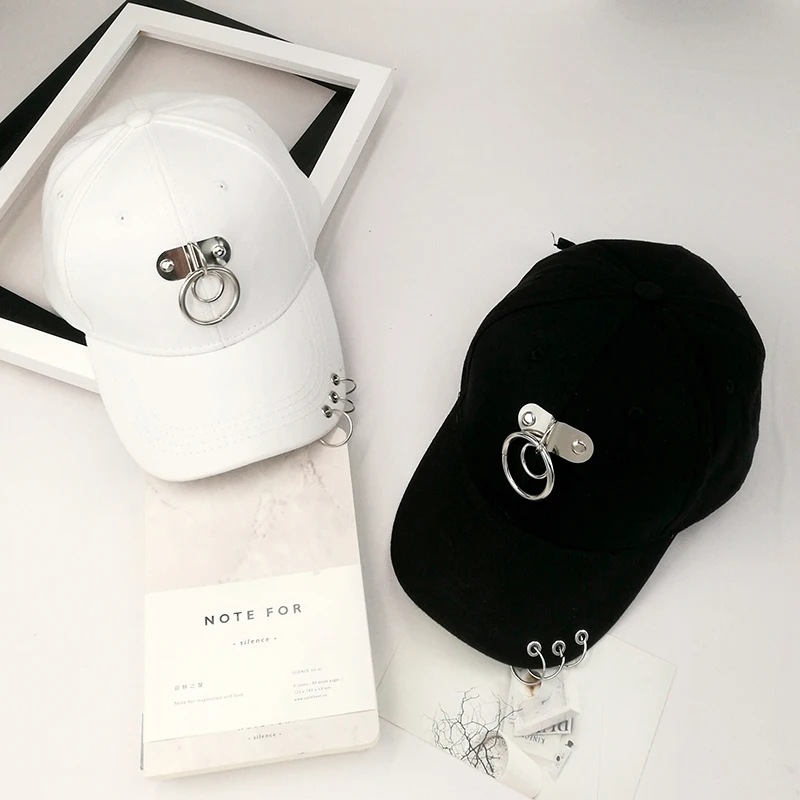 

South Korean Baseball Cap Hat children fashion personality Harajuku wind hoop hip hop curved eaves peaked cap for men