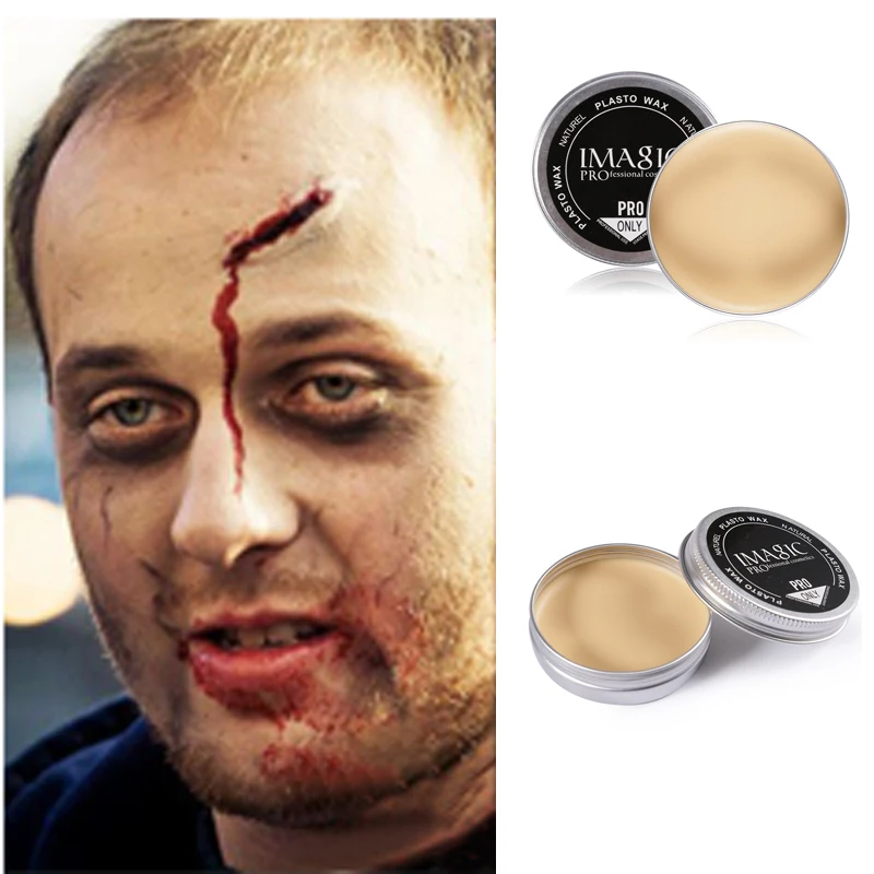 fake cuts scar skin wax halloween make up create stage effect eyebrow blocker body painting cosmetics wound concealer imagic set in concealer from beauty - Halloween Makeup Wax fake cuts scar skin wax halloween make up create stage effect eyebrow blocker body painting cosmetics wound concealer imagic set in concealer from beauty - Halloween Makeup Wax