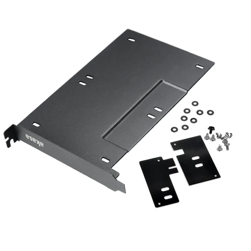 

2.5inch Hard Drive Holder SSD HDD Mounting Adapter Bracket Double Hard Drive Bay HDD Storage Metal Rack For PCIe/PCI Slot