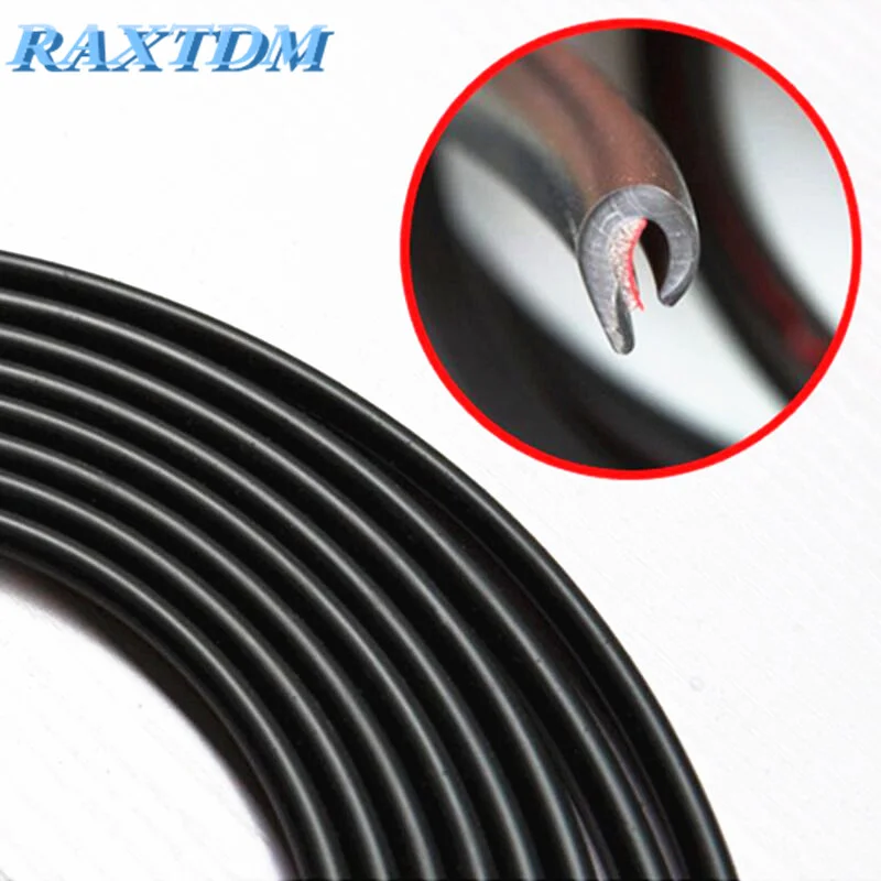 5M Universal Car Door Edge Guards Trim Molding Protection Strip Scratch Protector For Toyota Camry Prado