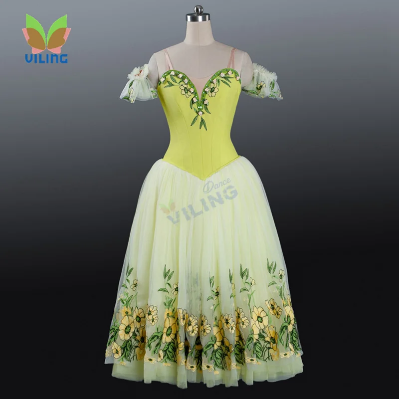 Yellow belly dance tulle dress for girls Adult romantic ballet long tutu Women bellydance ballet costumes Yellow belly dance tulle dress for girls Adult romantic ballet long tutu Women bellydance ballet costumes