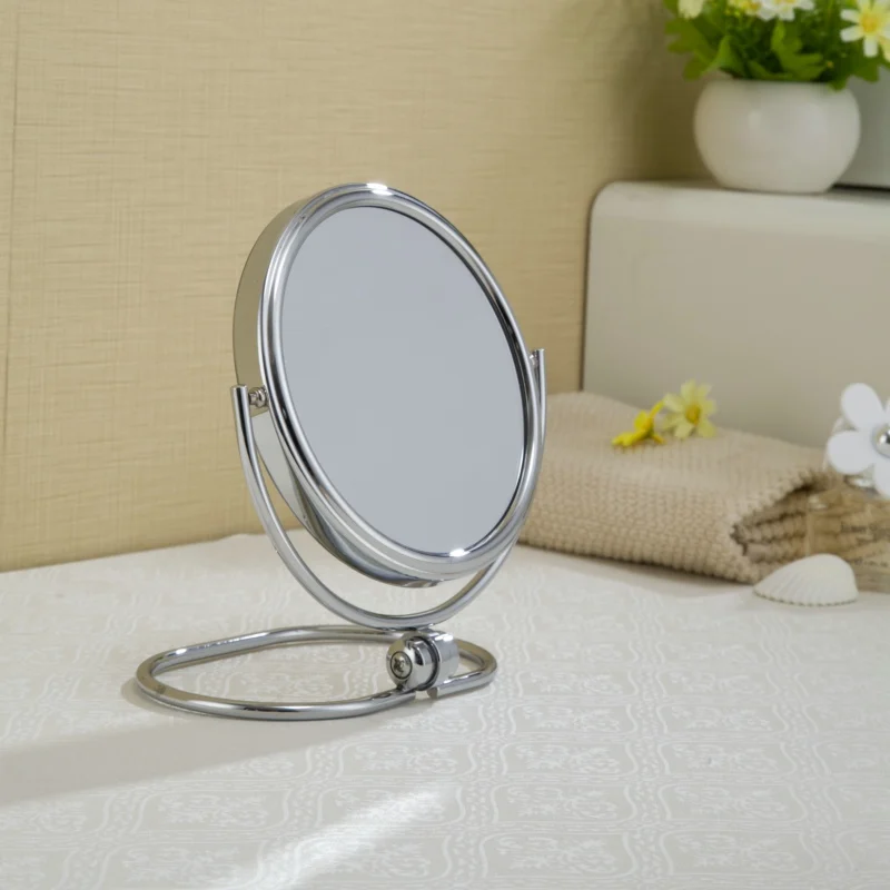 Becola جديد تصميم مرآة لوضع مساحيق التجميل الدورية مزدوجة الوجه مرآة لمستحضرات التجميل الذهب و الكروم نمط مرآة حلاقة مرآة حمام B-728C Becola جديد تصميم مرآة لوضع مساحيق التجميل الدورية مزدوجة الوجه مرآة لمستحضرات التجميل الذهب و الكروم نمط مرآة حلاقة مرآة حمام B-728C