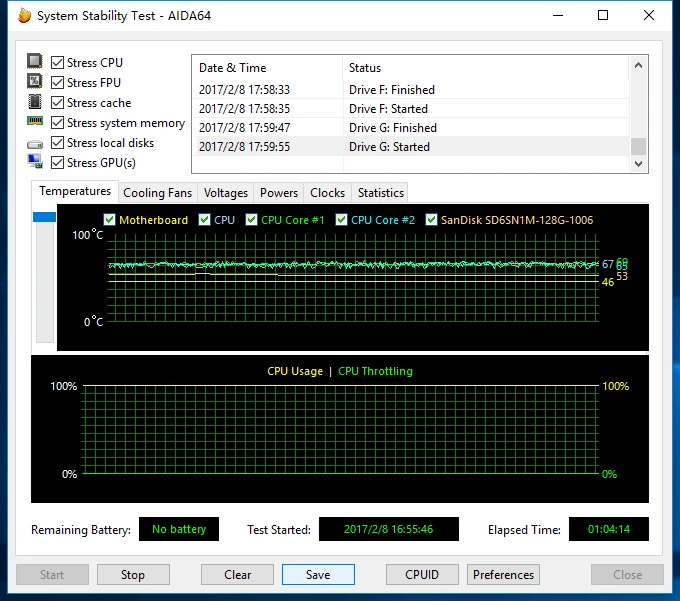 6500 1H stabilitytest