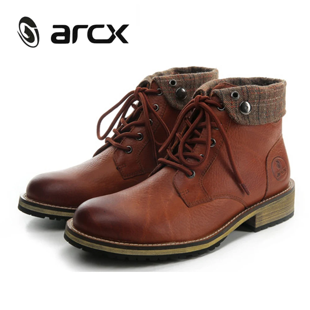 Мужские мотоциклетные ботинки ARCX повседневные для езды на мотоцикле с