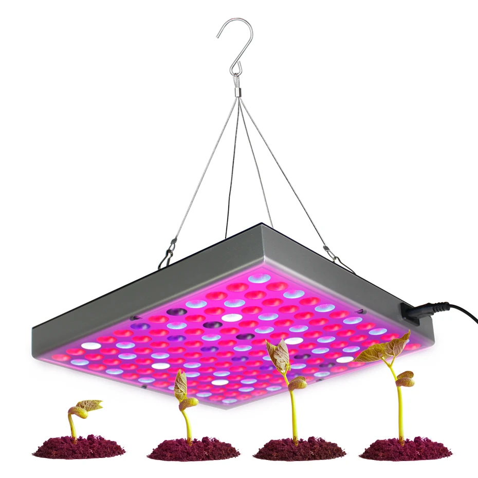 

Lamp For Plants Full Spectrum Grow Led Plant Grow Light 45W Adjustable Hanger Red Blue UV White IR For Plants Vegetation Herbs