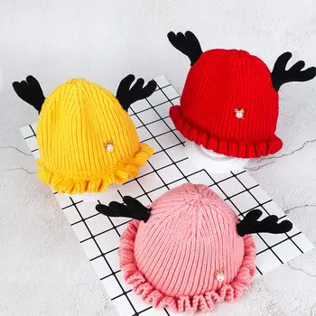 

Fashion Children Hat Lovely Autumn Winter Baby Pure Cotton Embroidery Hat Cartoon Cat Ear Kids Winter Warm Hat for Baby Care