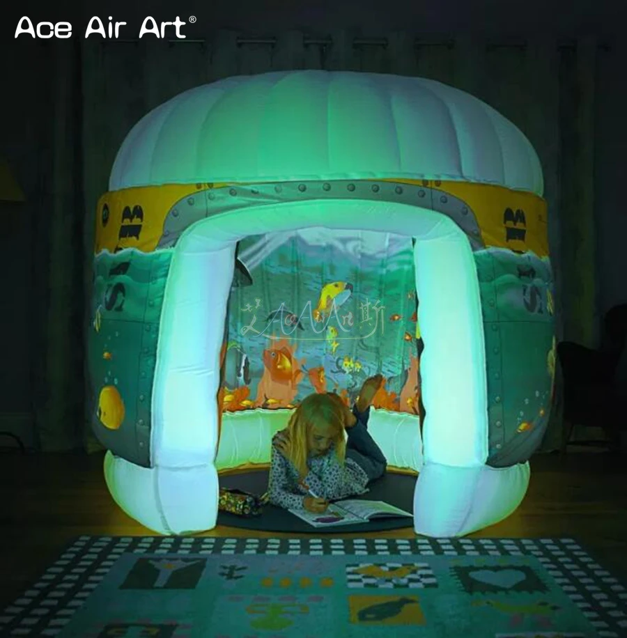 

Amasing designed inflatable sensory room,kids playing house,reading booth,sensory pod play environments in bedroom