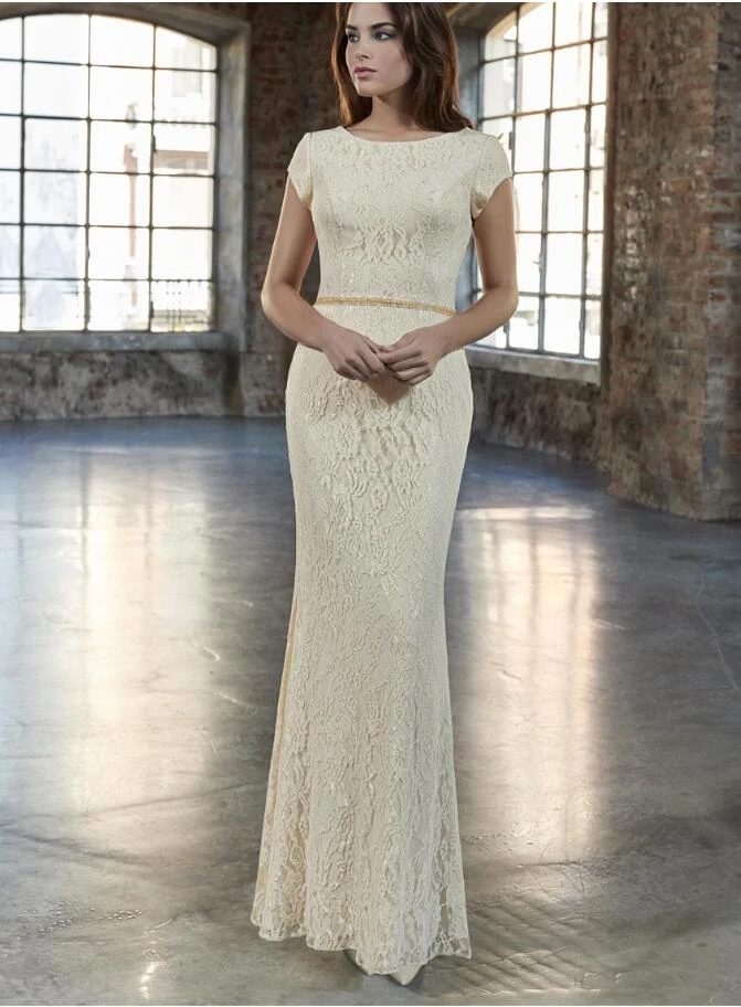 cream lace bridesmaid dresses