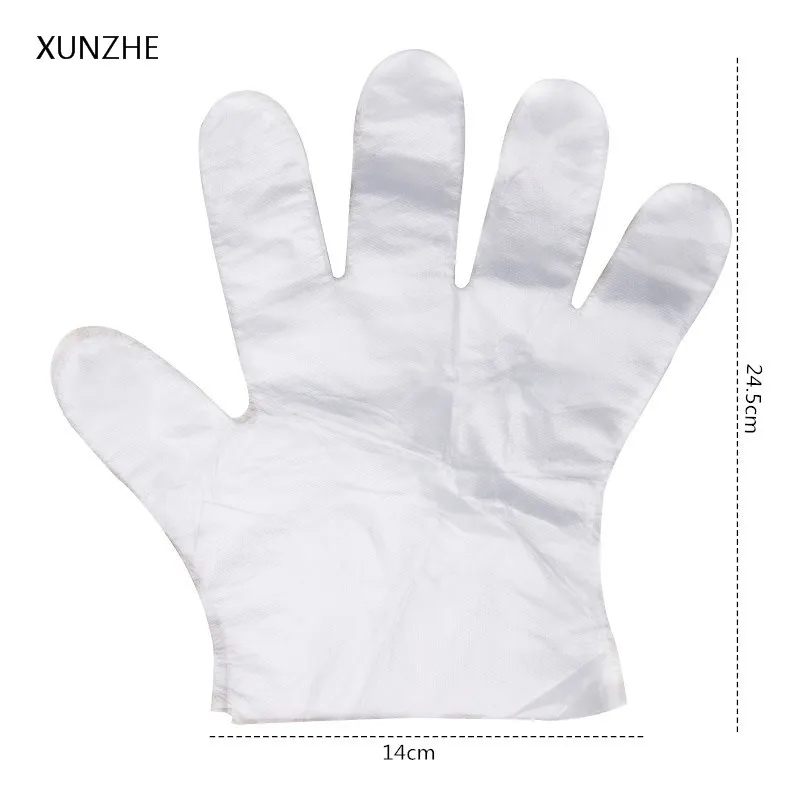 XUNZHE 500 шт экологически чистая прозрачная одноразовая перчатка гигиенические перчатки для подставка для кухни аксессуары для выпечки пищевой промышленности