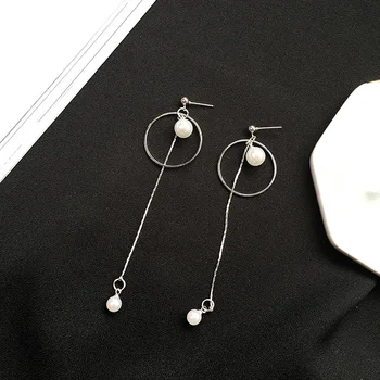 

XXZHJ Punk 2018 New Fashion Earrings How To Circle Pearl Tassel Earrings Manufacturers Earrings Manufacturers Wholesale Sales