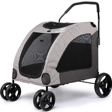 Светильник, переносная переноска для собак/кошек из сплава алюминия, опорная рама, всенаправленное колесо, дышащая марля, панорамный люк
